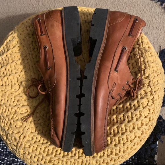 Men’s 13 M Samuel Hubbard Endeavor Saddlebag Tan Real Leather Shoes - Picture 2 of 10